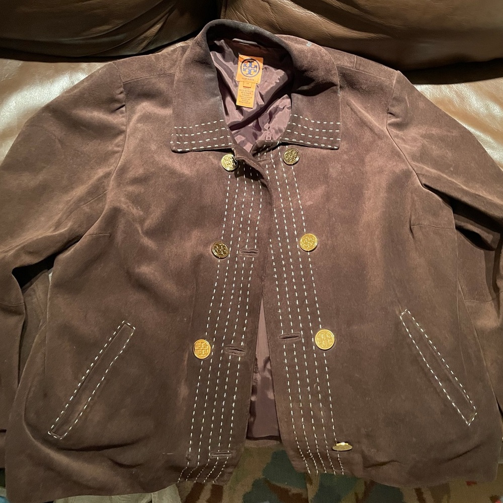 Tory Burch Suede Leather Jacket
